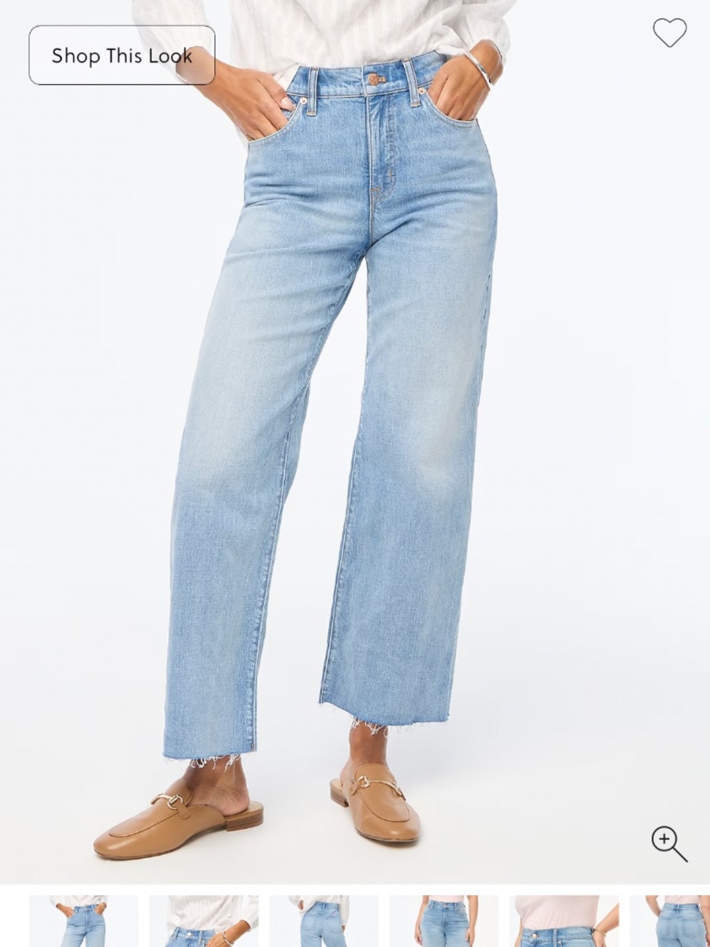 JCrew Wide Leg Crop Womens’ Jeans